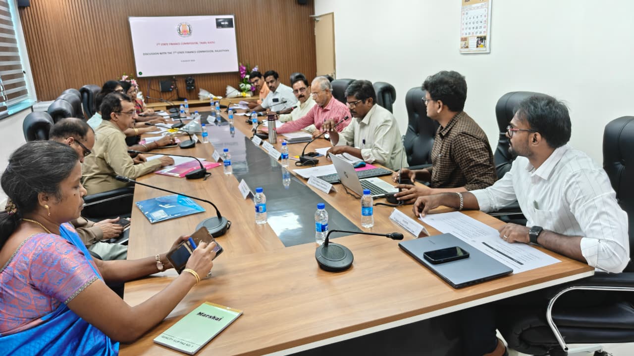 Discussion With The 7th State Finance Commission, Rajasthan